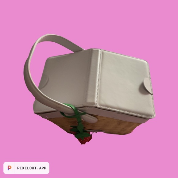 Kate Spade CottageCore Strawberry Picnic Basket Purse - Picture 3 of 4